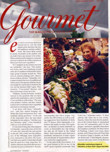Press clipping: Elizabeth Schneider... — Gourment