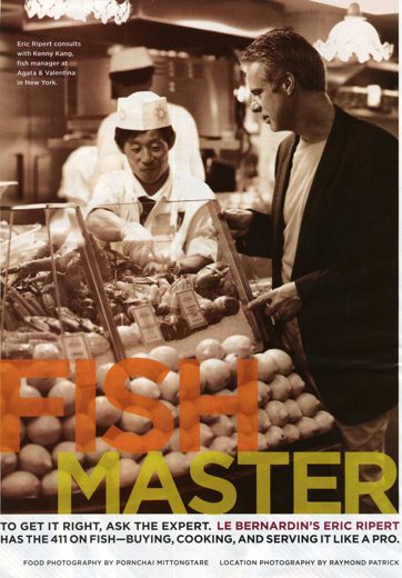 Press clipping: Eric Ripert, Fish Master — Bon Appetit